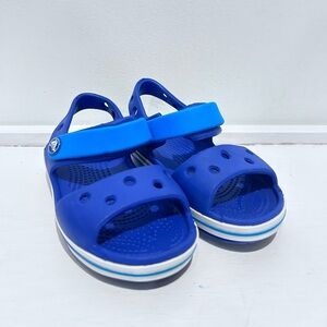 Crocs Unisex Kids Blue Crocband Sandals‎ Size 8
